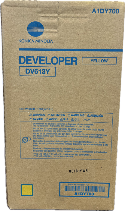 Konica Minolta Yellow Developer | DV613Y (A1DY700)