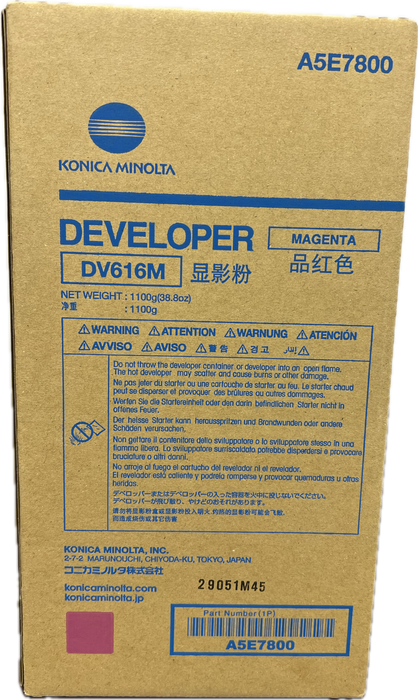 Konica Minolta Magenta Developer | DV616M (A5E7800)