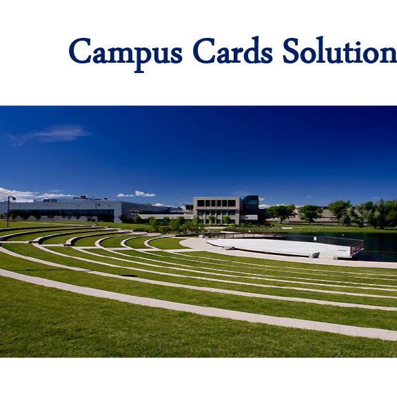 Campus Cards Solution with school field showcase