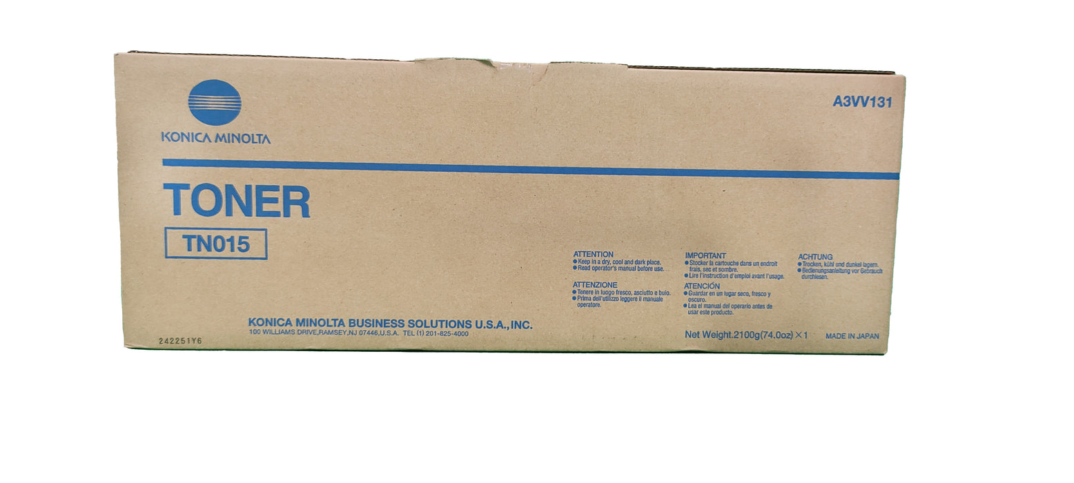Genuine Konica Minolta Black Toner Cartridge | A3VV131 | TN-015 | Bizhub pro 951