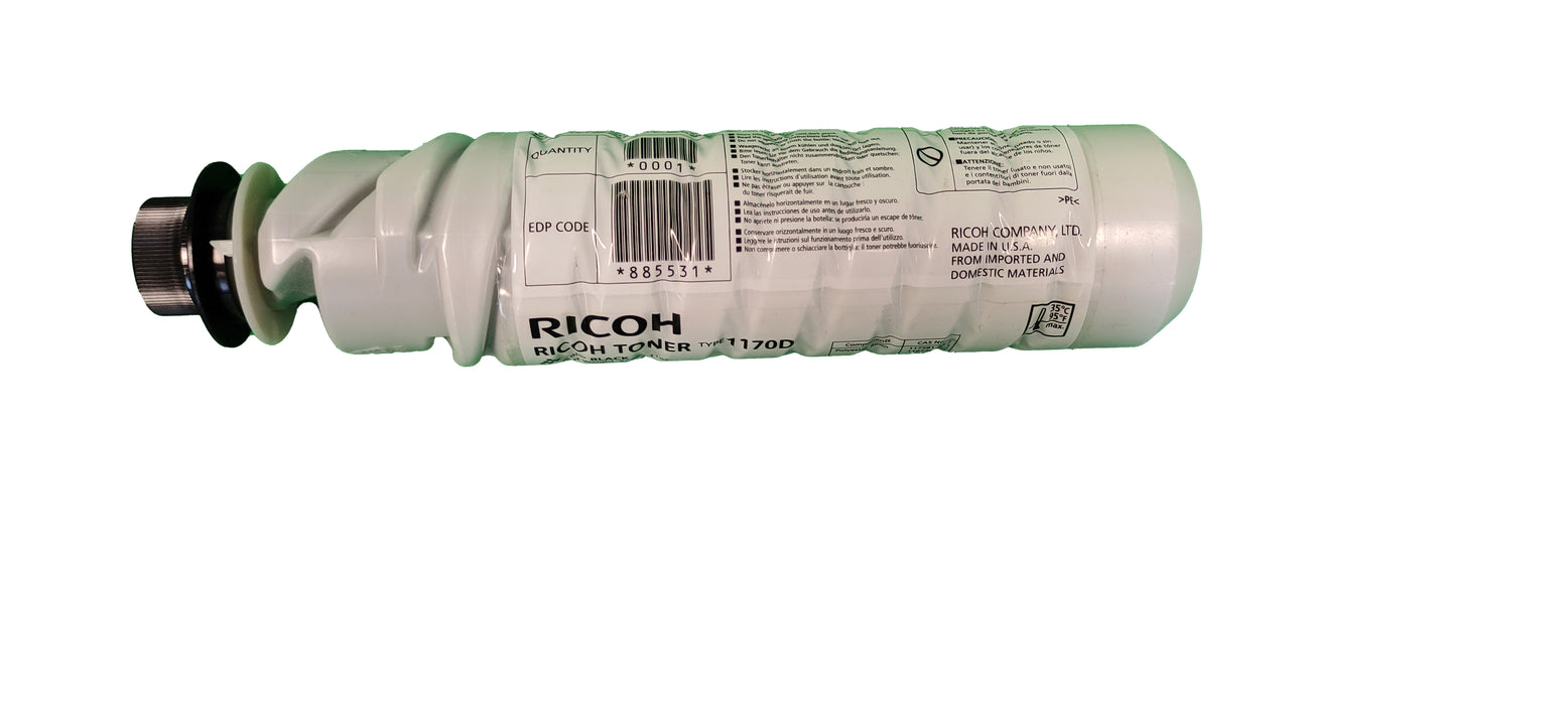 Genuine Ricoh Black Toner Cartridge | 885531 | Type 1170D