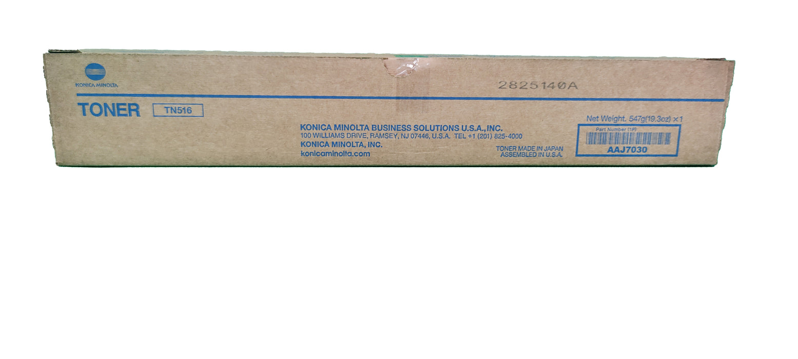 Genuine Konica Minolta Black Toner Cartridge | AAJ7030 | TN-516 | Bizhub 458, 558, 658