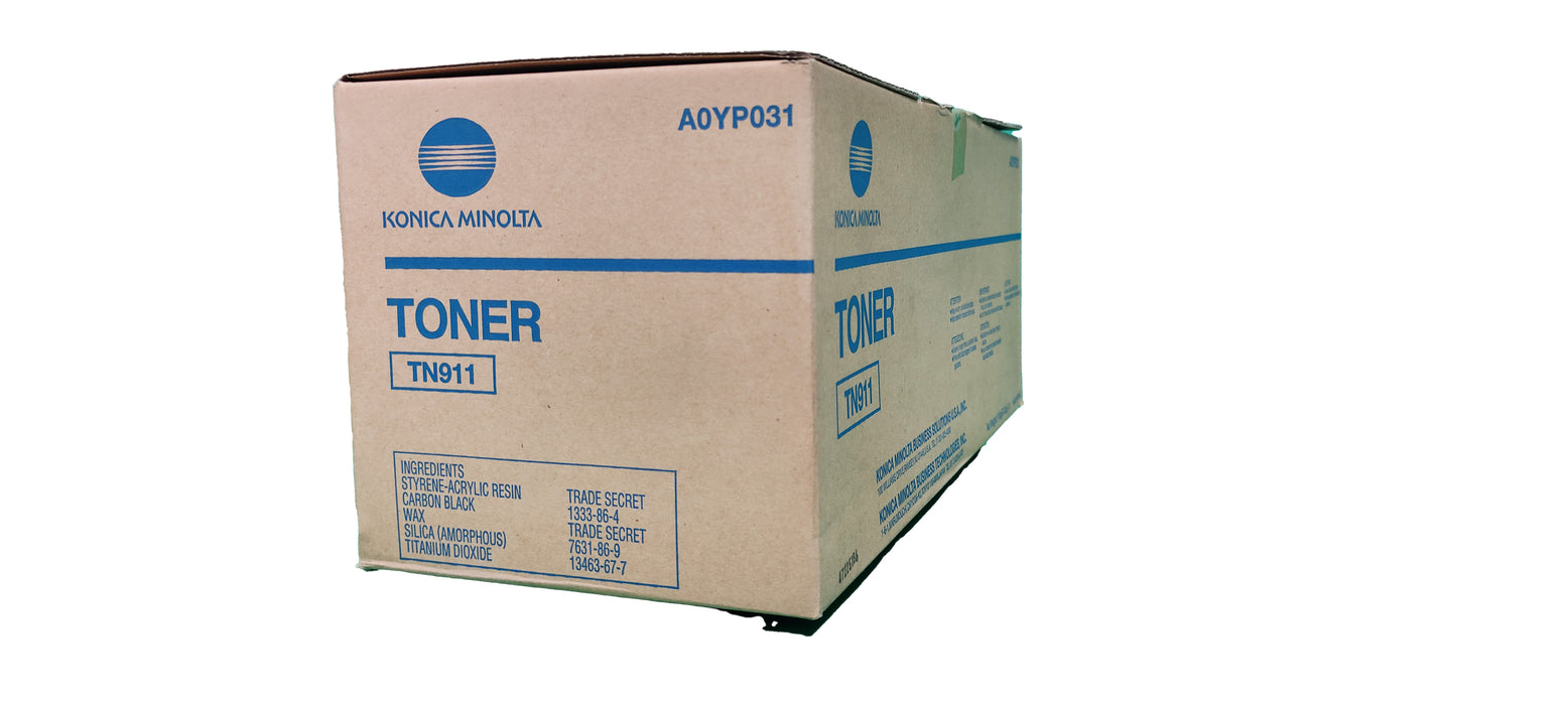 Genuine Konica Minolta Black Toner Cartridge | A0YP031 | TN-911 | Bizhub Pro 950