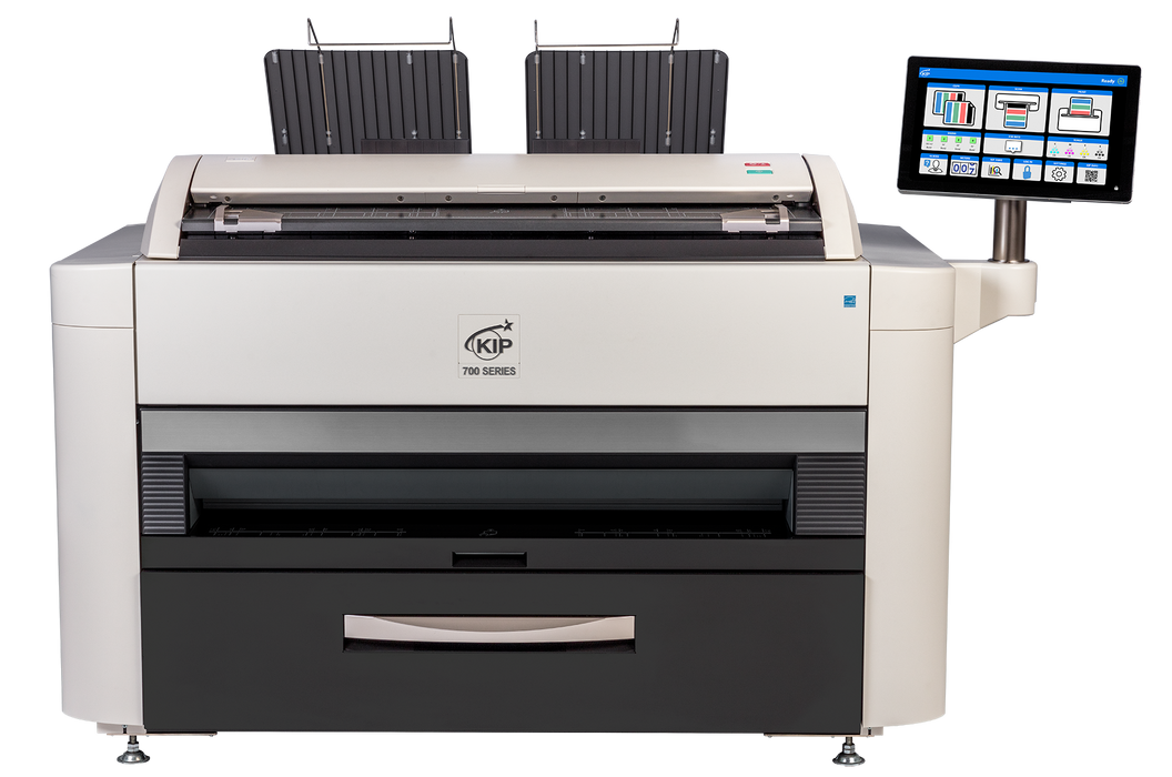 KIP 740C | 2 Roll Multi-function Color System (6D/A1 PPM) with Top Stacking