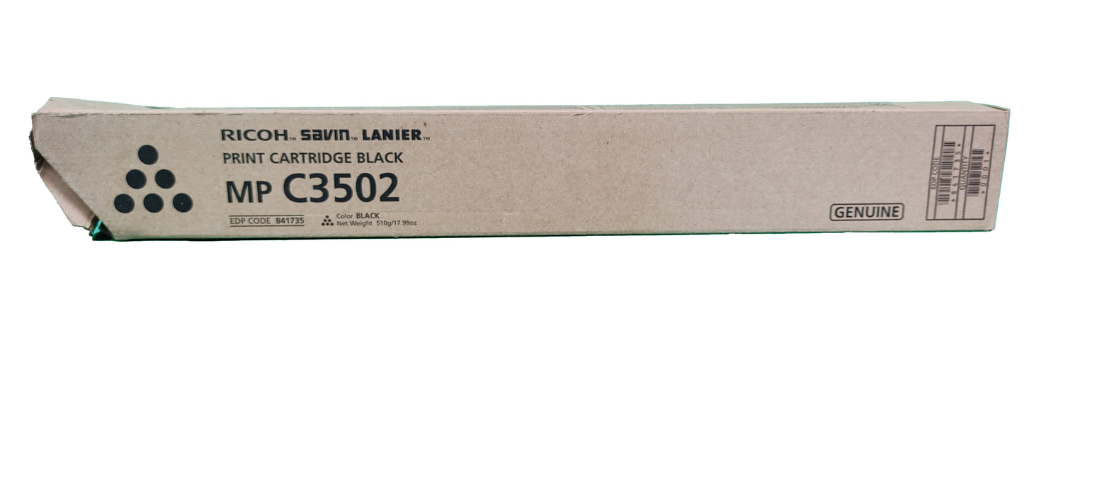 Genuine Ricoh Black Toner Cartridge | 841735 | MP C3502