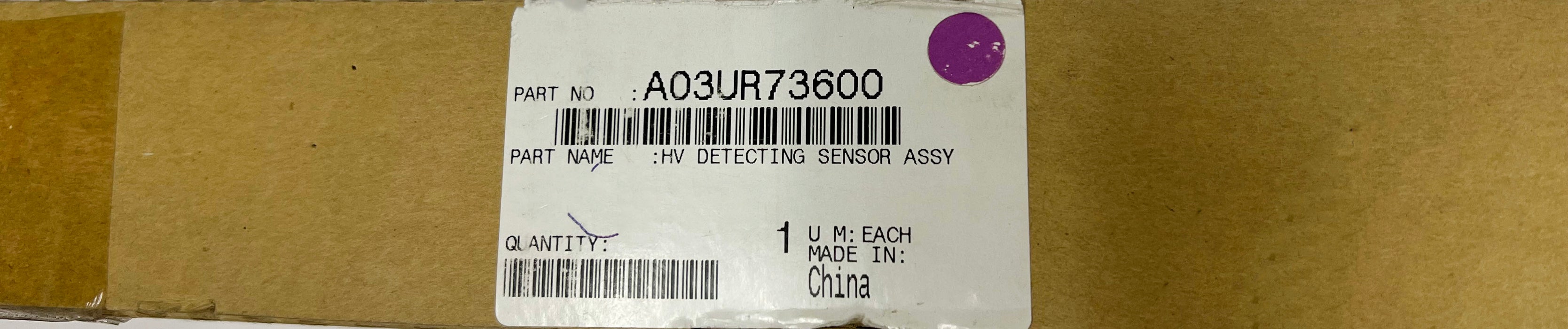 Konica Minolta HV Detecting Sensor Assembly | A03UR73600