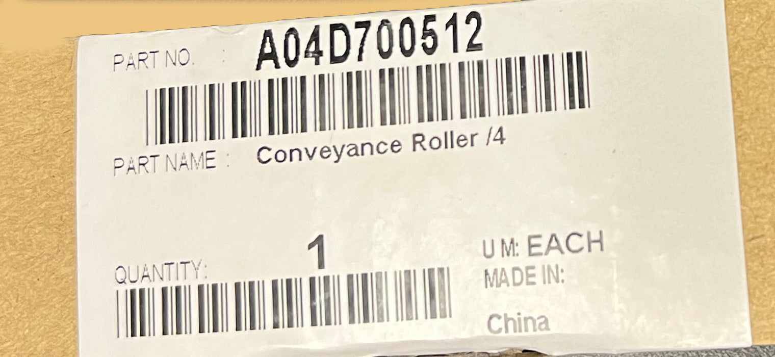 Konica Minolta Conveyance Roller /4 | A04D700501 | A04D700512