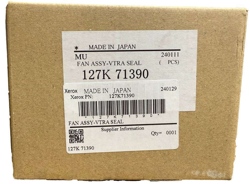 Genuine Xerox Fan Assembly VTRA Seal | 127K71390