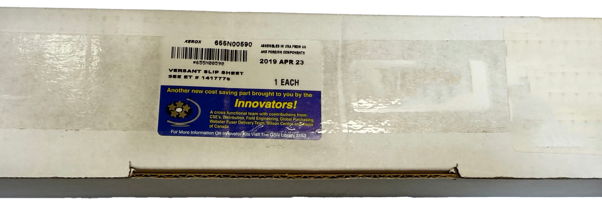 Genuine Xerox Fuser Mod Slip Sheet Kit | 655N00590