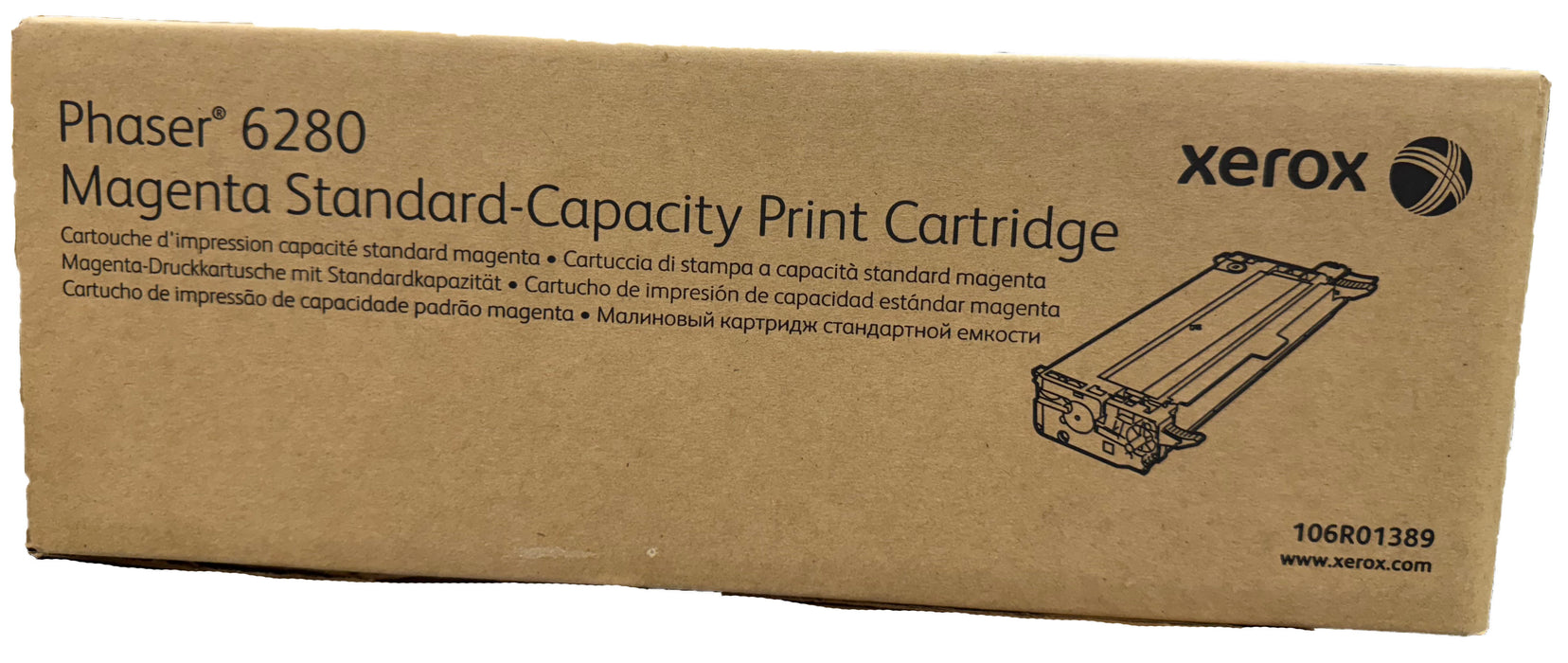 Genuine Xerox Magenta Standard Capacity Print Cartridge | 106R01389