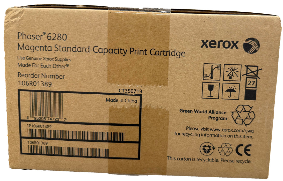 Genuine Xerox Magenta Standard Capacity Print Cartridge | 106R01389