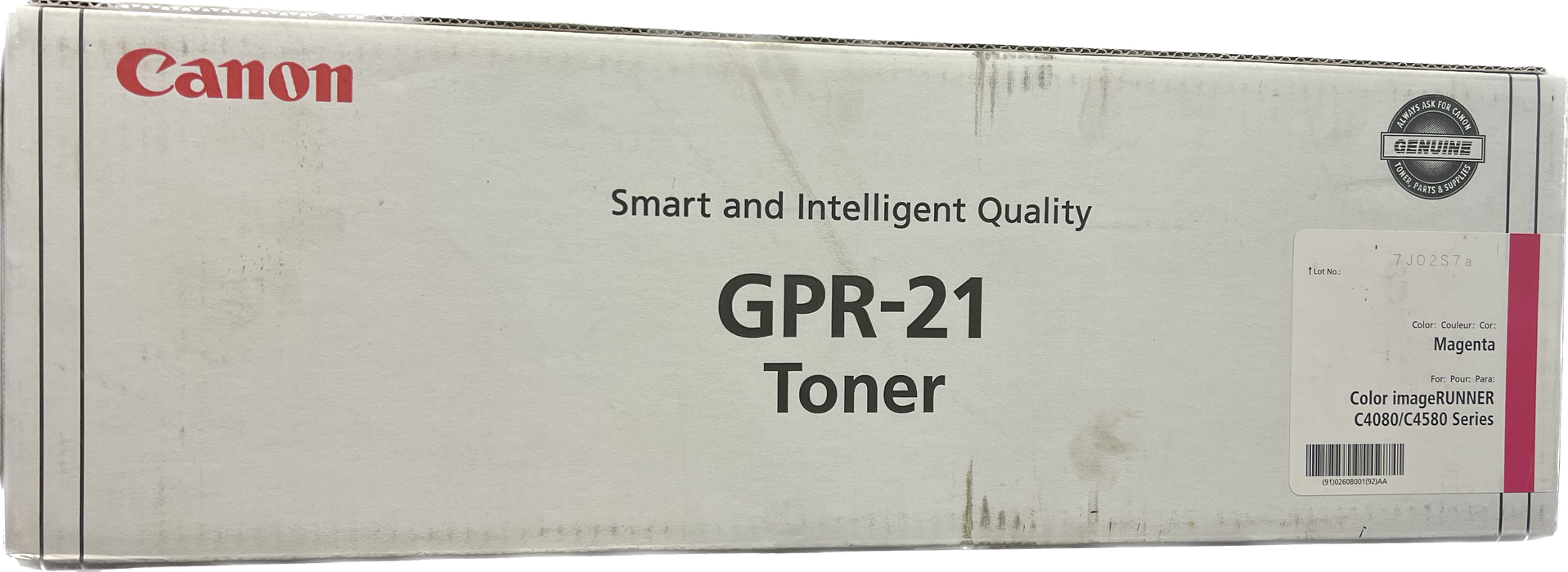 Genuine Canon Magenta Toner Cartridge | 0260B001 | GPR-21M