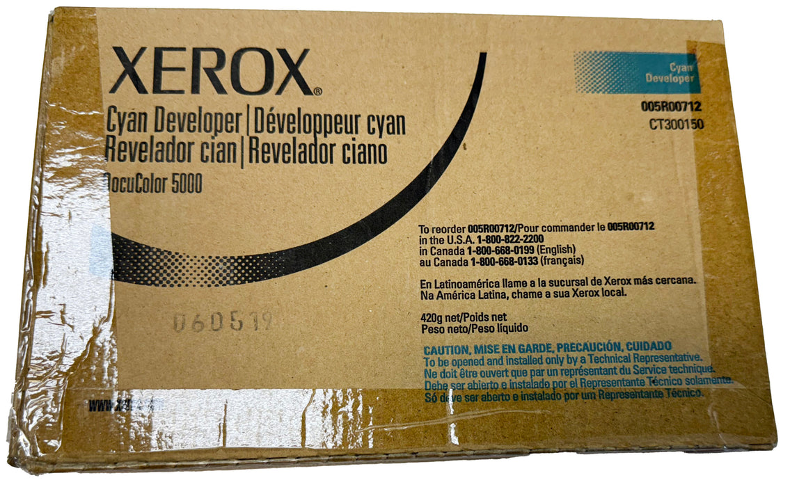 Xerox Docucolor 5000 Developer Cyan | 005R00712