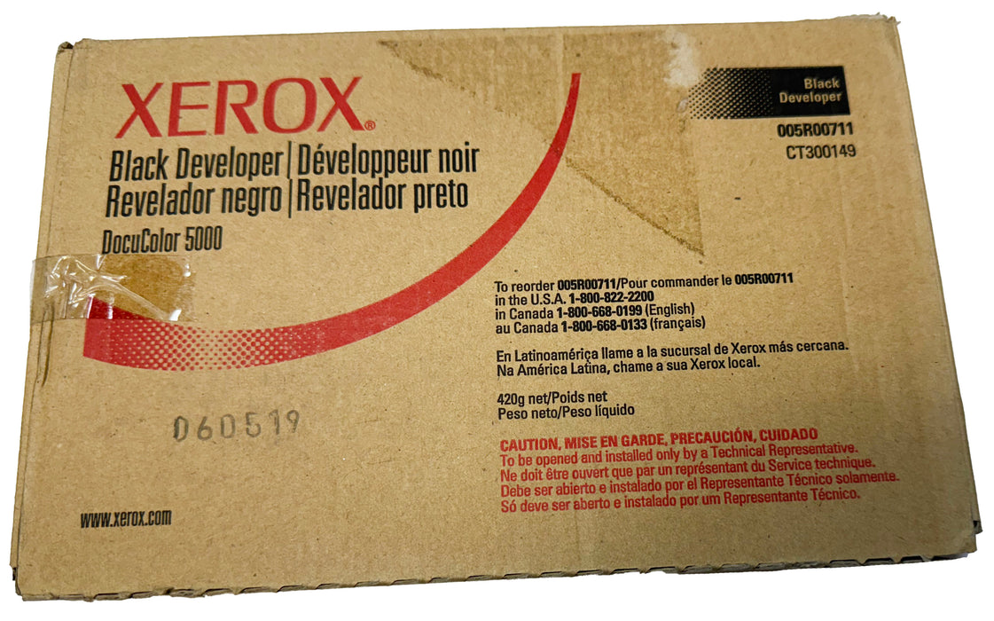 Xerox Docucolor 5000 Developer Black | 0005R00711