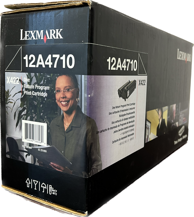 Genuine Lexmark Black Laser Toner Cartridge | 12A4710 | X422