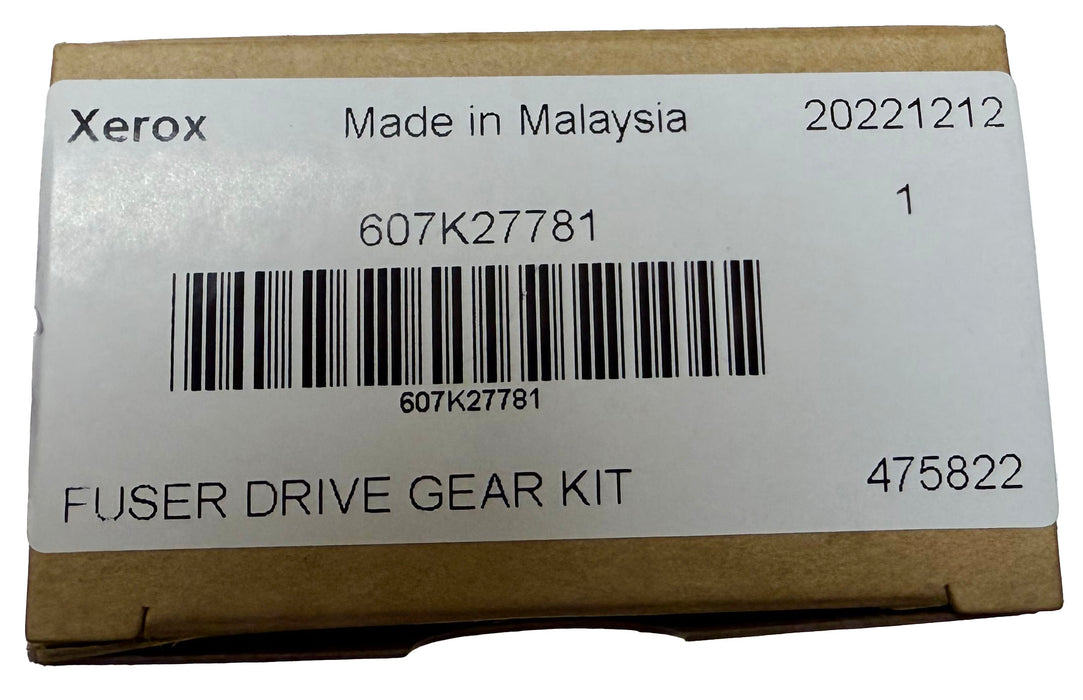Xerox Fuser Drive Gear Kit | 607K27781