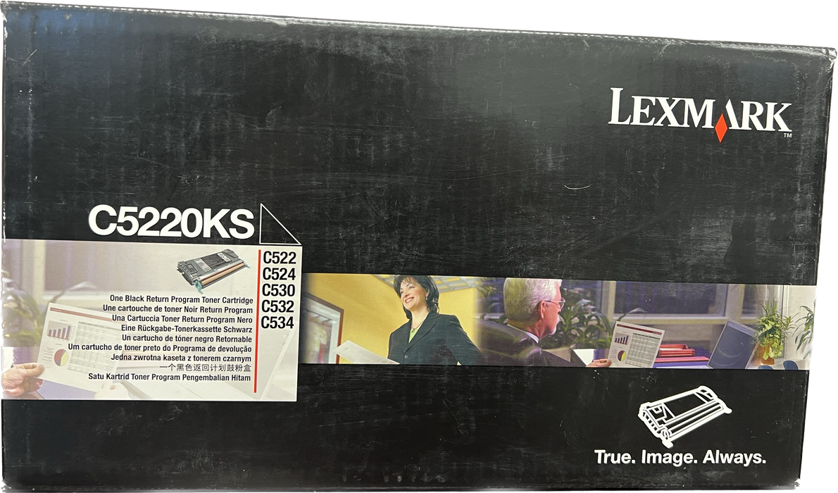 Genuine Lexmark Black Toner Cartridge | C5220KS | C522, C524, C530, C532, C534