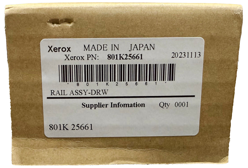 Xerox Main Transport Drawer Rail Assembly | 801K25661