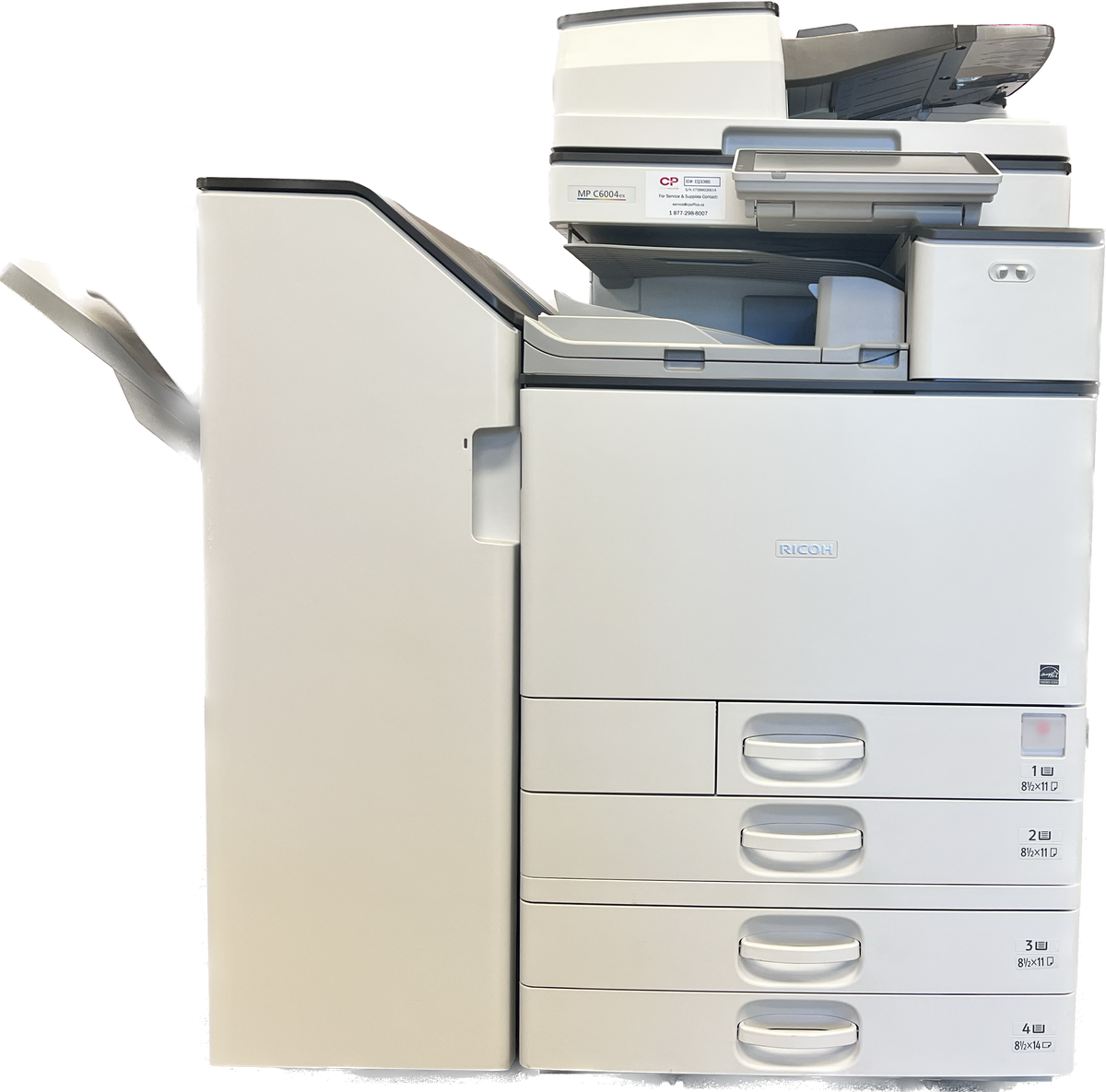 California Ricoh RICOH MP C6004ex Color Laser Multifunction Printer (REFURBISHED) — CP ...