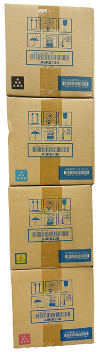 Genuine Konica Minolta TN-713 Set | CMYK | A9K8330, A9K8230, A9K8430, A9K8130