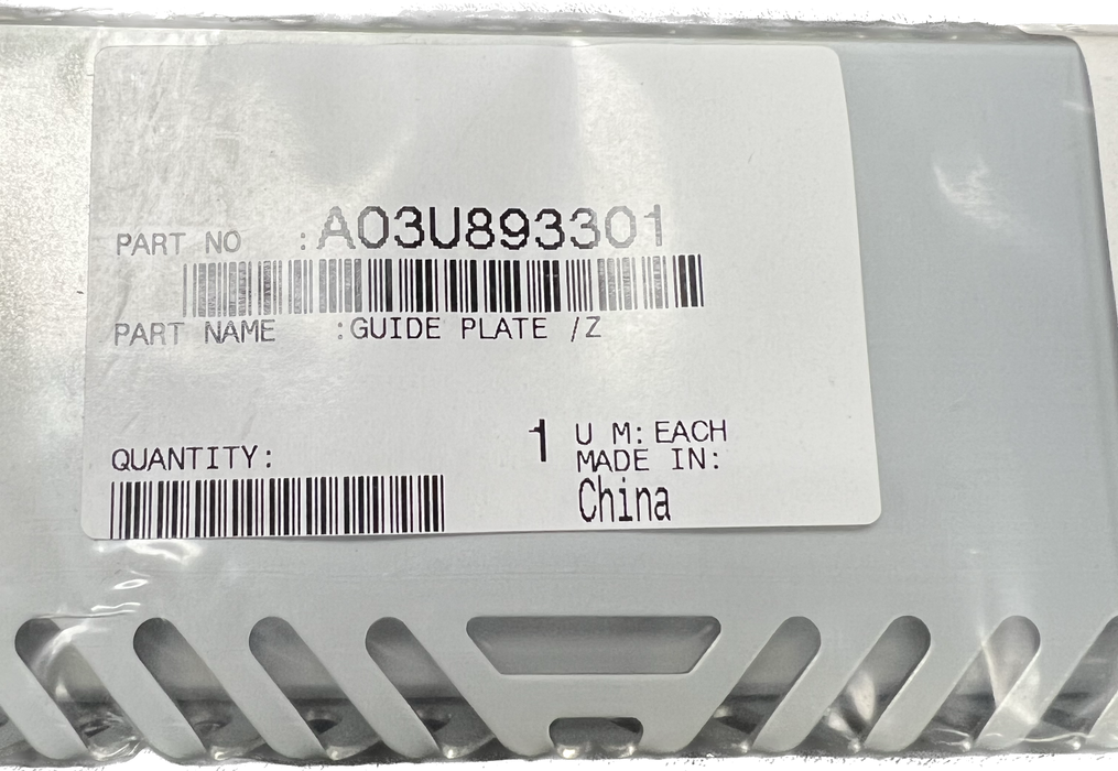 Konica Minolta Guide Plate Z | A03U893301