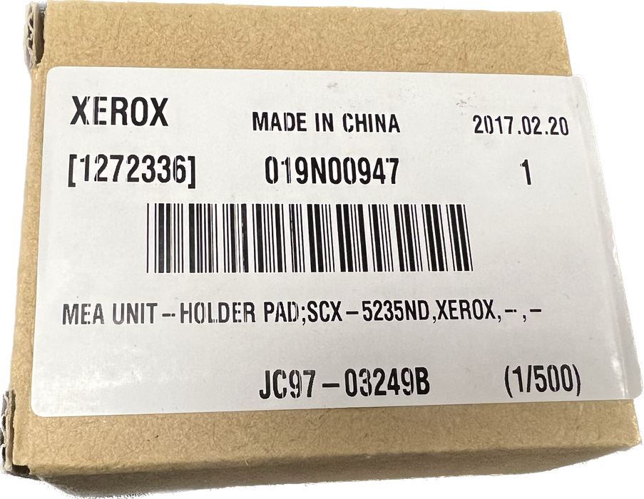 Xerox Paper Separation Pad Assembly | 019N00947