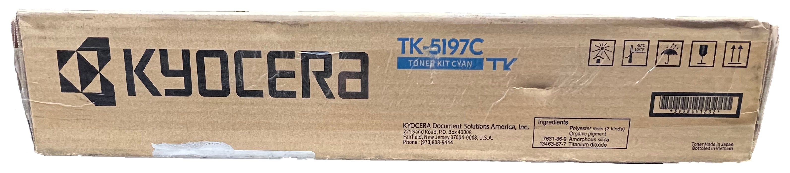 Genuine Kyocera TK-5197C Cyan Toner Cartridge