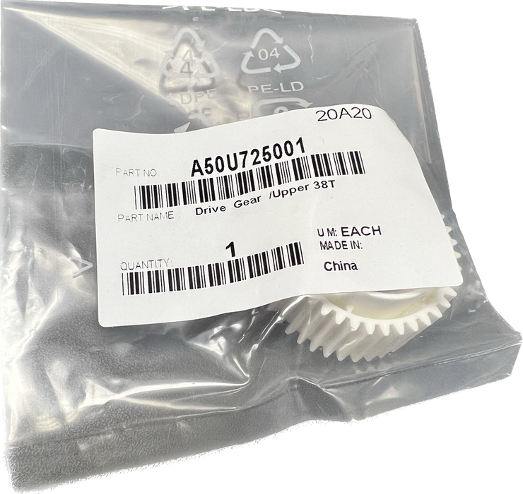 Konica Minolta Upper Drive Gear 38T | A50U725001