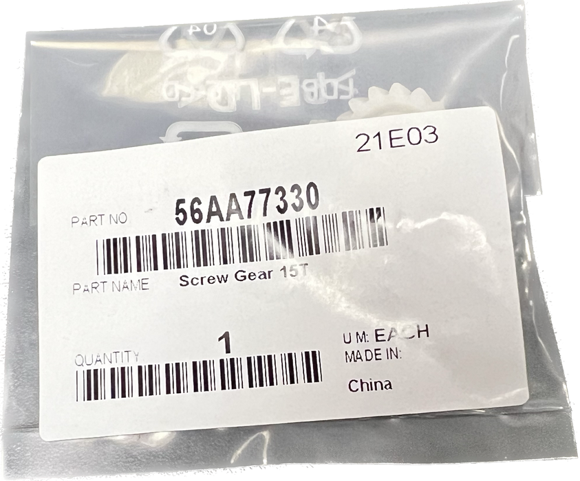 Konica Minolta Screw Gear 15T | 56AA77330