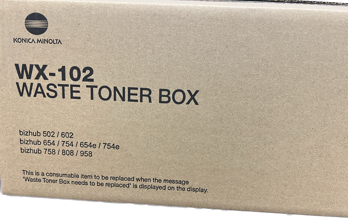 Konica Minolta Waster Toner Box | WX-102 | A2WY-WY3 | A2WY-0Y1