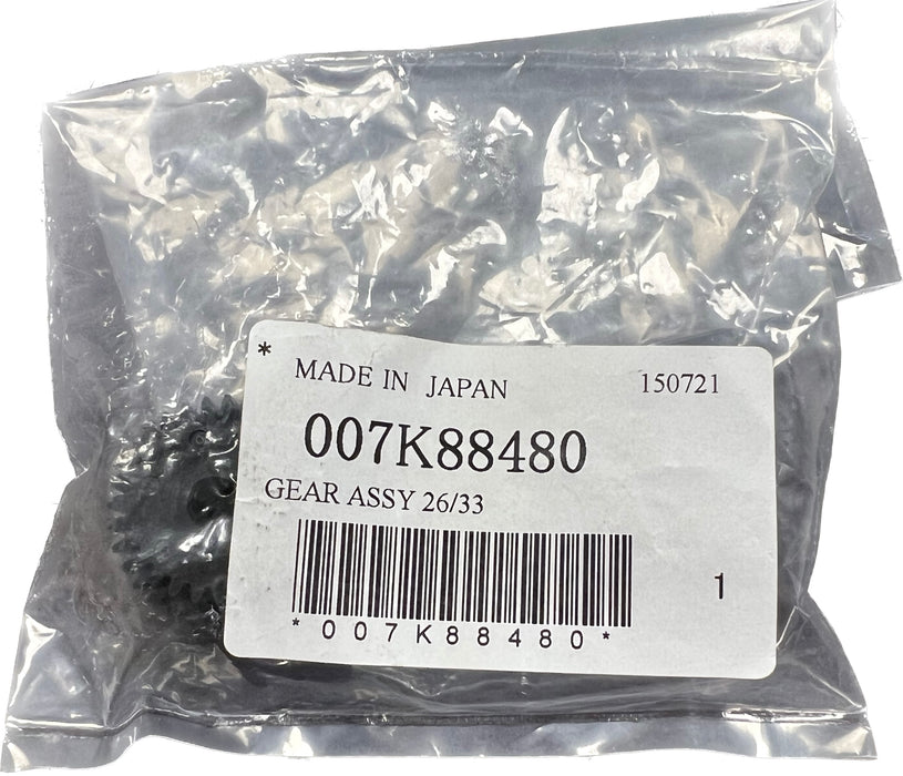 Xerox Tray Feed One-Way Gear | Gear Assembly 26/33 | 007K88480