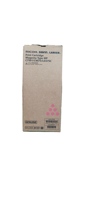 Genuine Ricoh Magenta Toner Cartridge | 841359 | MP C7501/C9075/LD375C