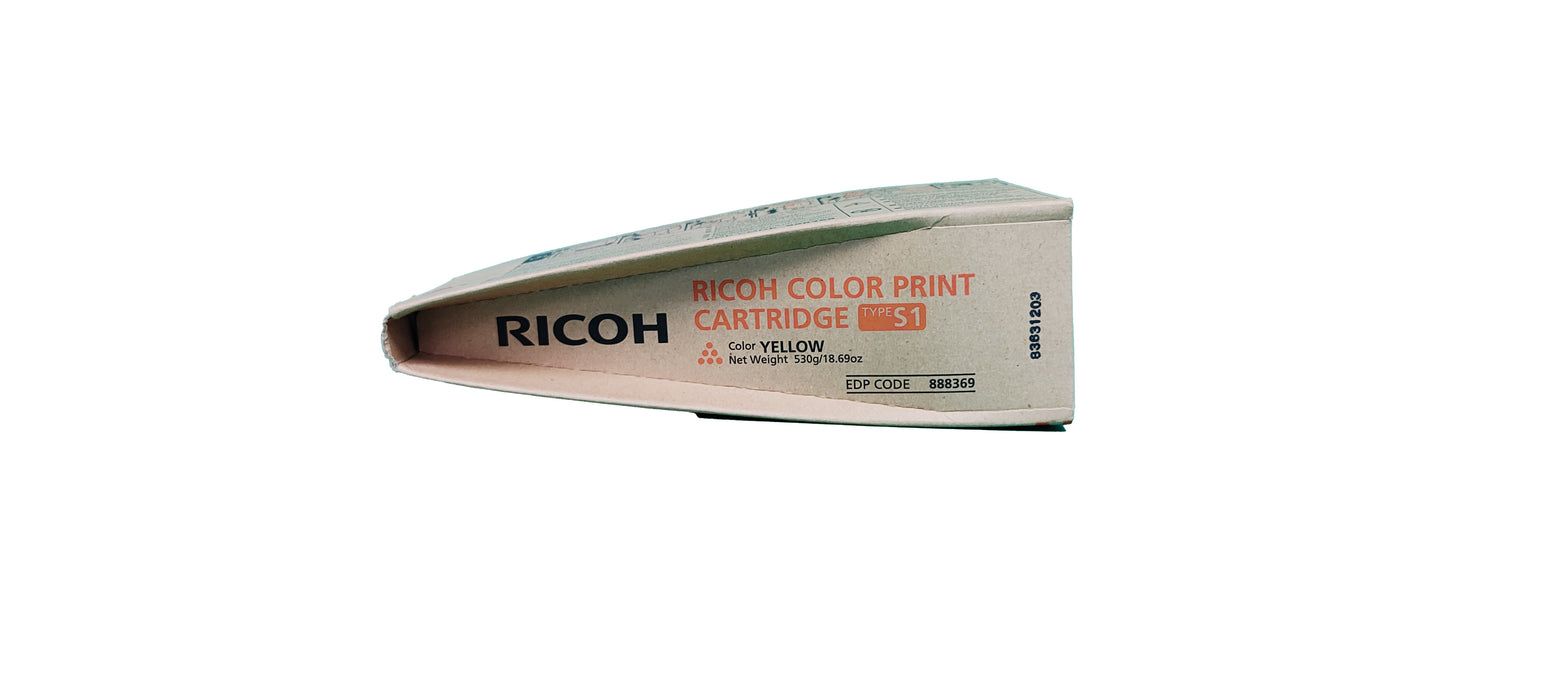 Genuine Ricoh Yellow Toner Cartridge | 888369 | Aficio 3260, 5560