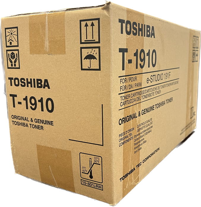 Genuine Toshiba Black Toner Cartridge | T-1910