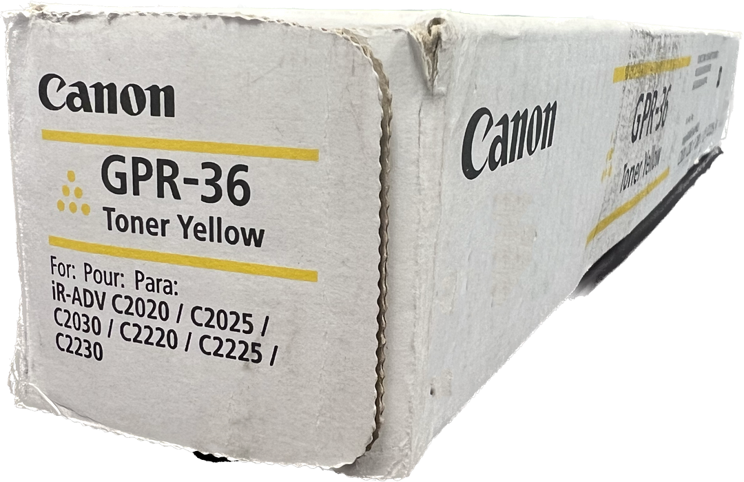 Genuine Canon Yellow Toner Cartridge | 3785B003 | GPR-36Y
